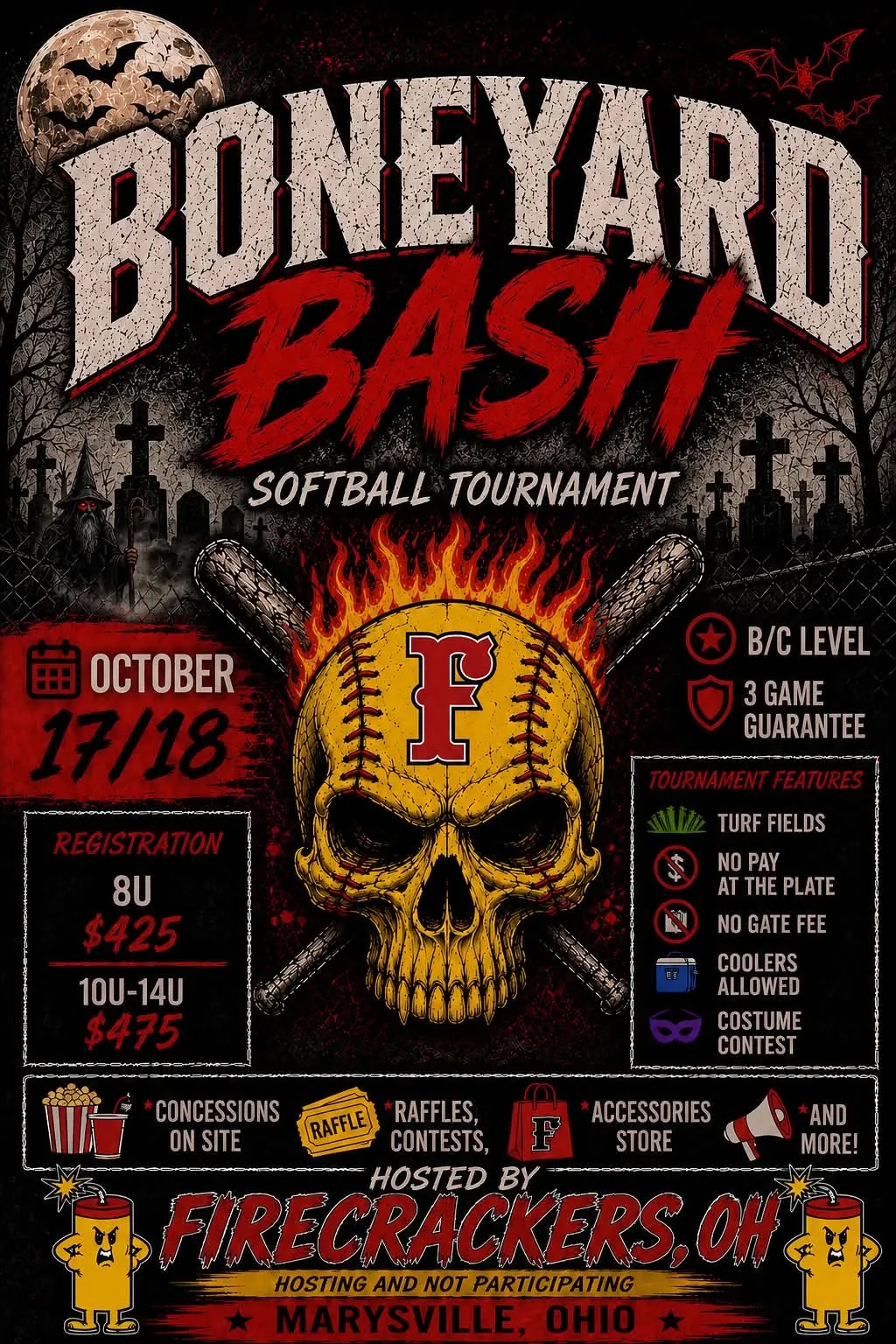 Boneyard Bash Tournament Flyer